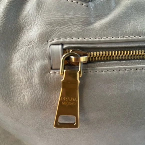 Authentic Prada Vitello Shine Baulleto Bag- Used Condition As Is - with COA - Picture 8 of 17